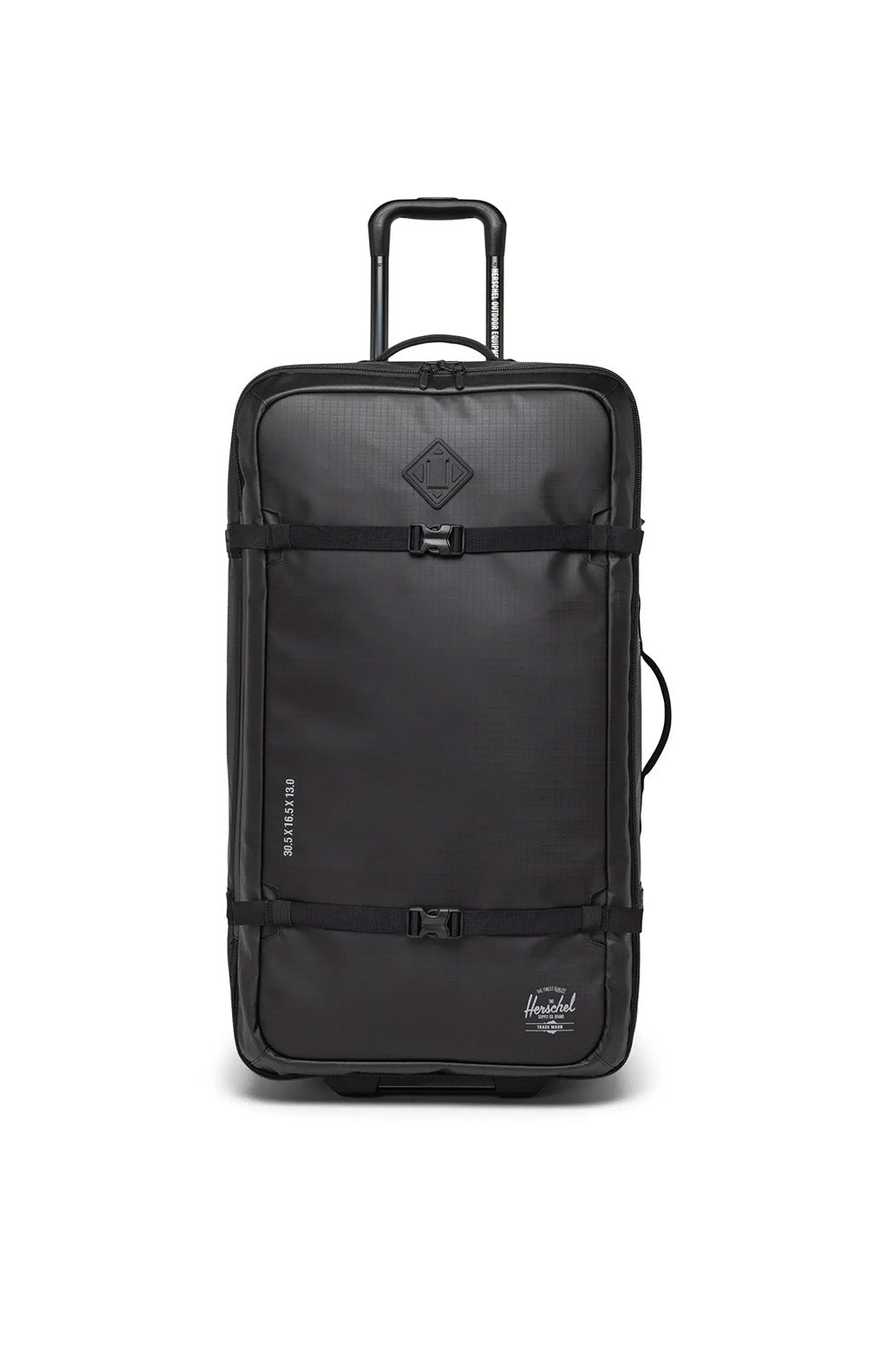 Herschel - ALL SEASON HYBRID ROLLER BAG 96L Black - Front