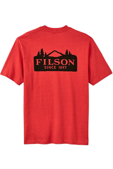 Filson - Frontier Logo T-Shirt - Aurora Red - Back
