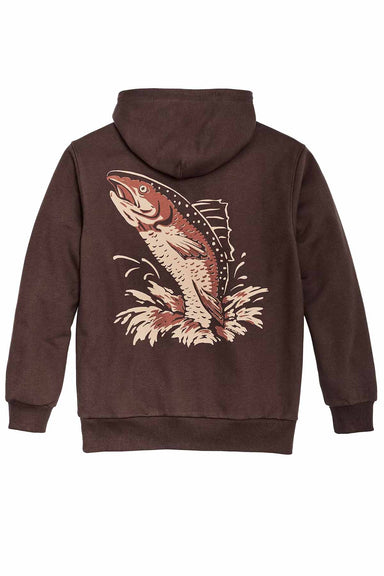 Filson - Prospector Graphic Hoodie - Brown Trout - Back