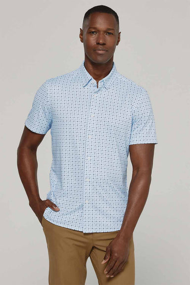 7Diamonds - Ridge SS - Light Blue - Front