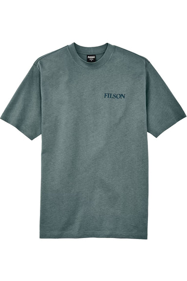 Filson - Frontier Graphic T-Shirt - Faded Sage Salmon - Front
