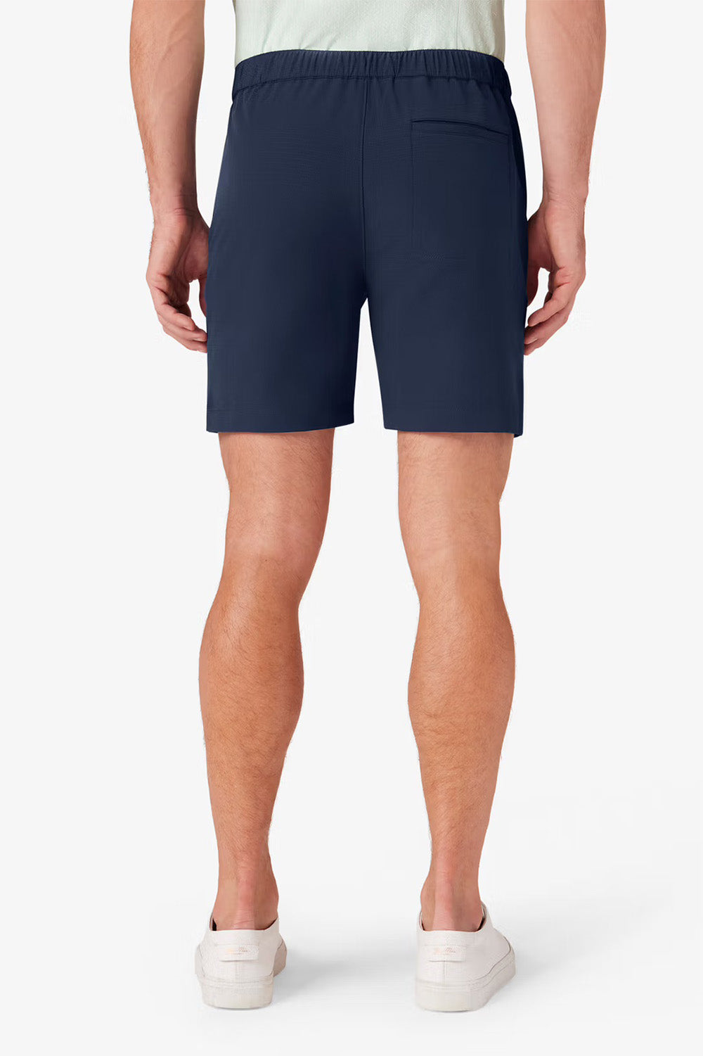 Mizzen + Main - Deck Short - Navy Solid - Back