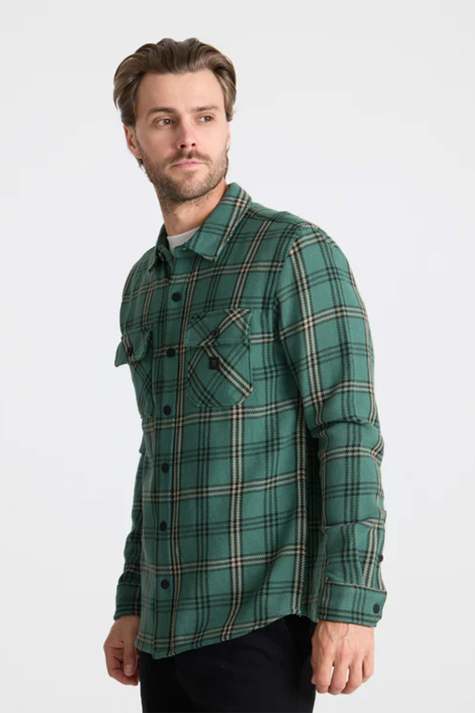 Roark - Nordsman Cotton LS - Slate Green - Side