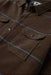 Vissla - Looper Terry Overshirt - Dark Earth - Detail Pocket