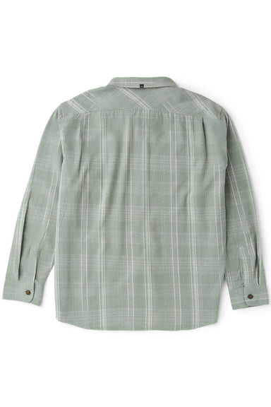 vissla central coast eco ls flannel aloe back