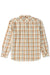 vissla central coast eco ls flannel dark sand back