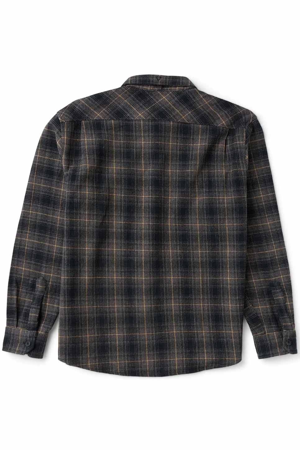 vissla creators heavy days flannel black back