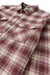 vissla creators heavy days flannel brick detail