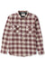 vissla creators heavy days flannel brick front