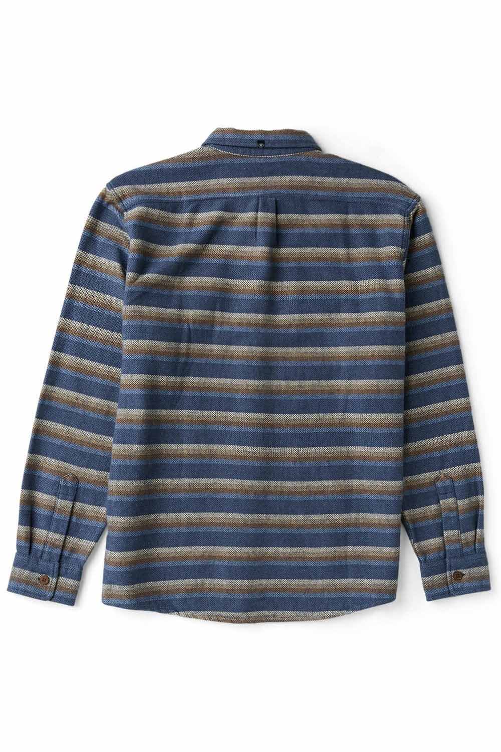 vissla descanso flannel blue haze back