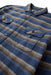 vissla descanso flannel blue haze detail