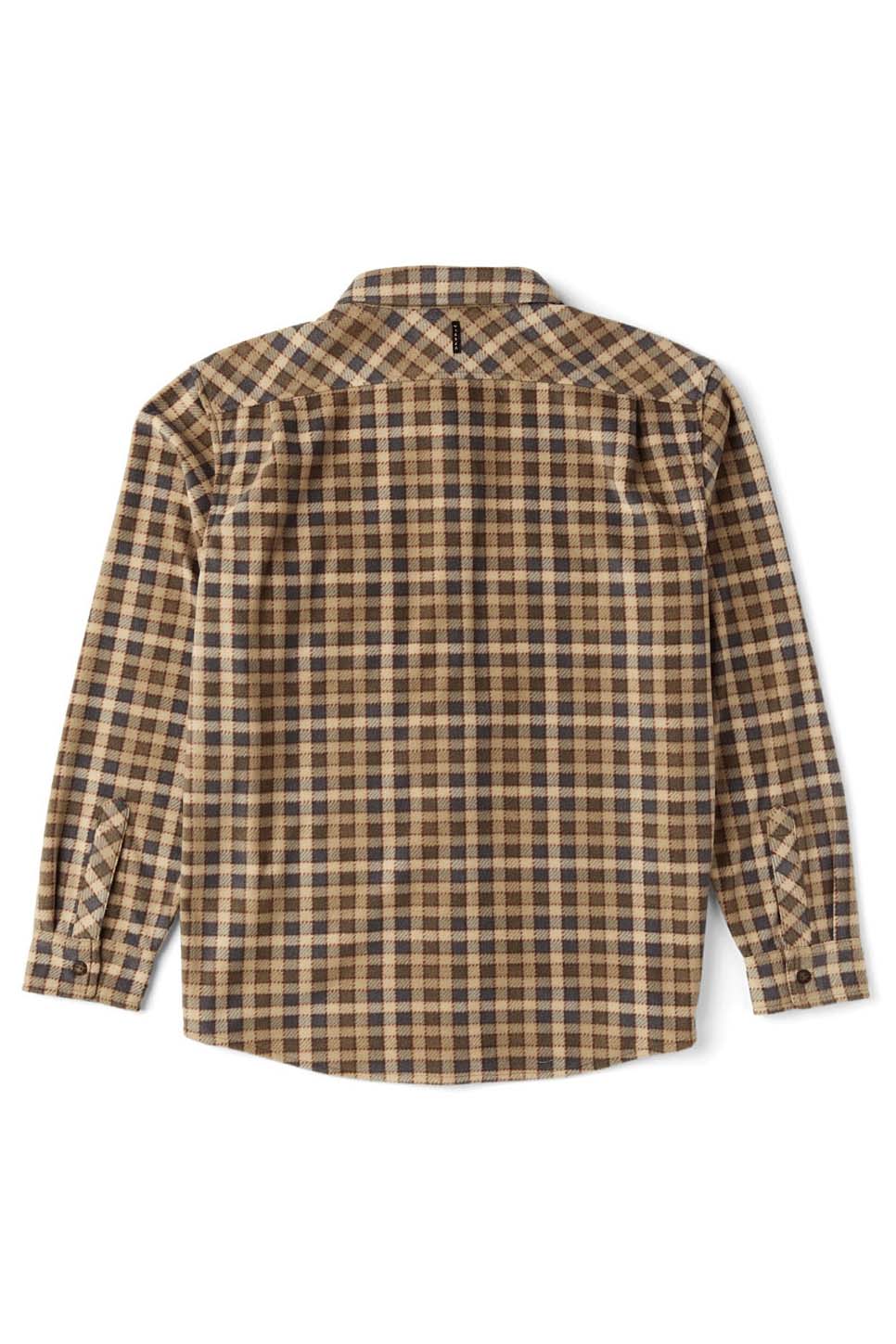 vissla eco-zy ls polar flannel light khaki back