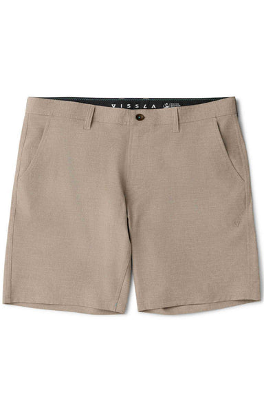 vissla fin box hybrid walkshort dk khaki front
