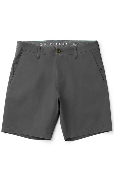 vissla no see ums eco 18" walkshort dk grey front