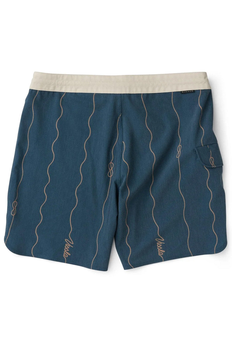 vissla roundup boardshort midnight back