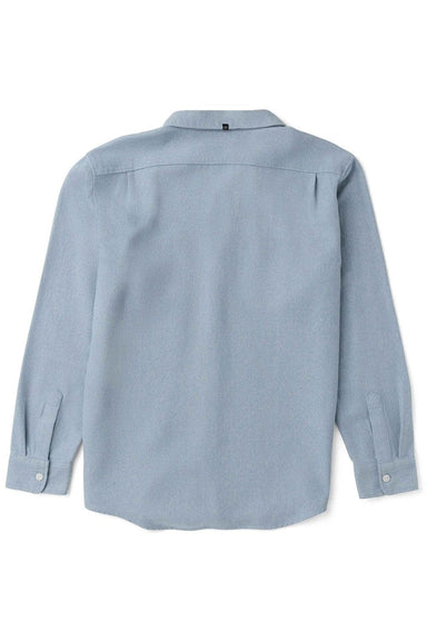 vissla shaper eco ls flannel faded denim back