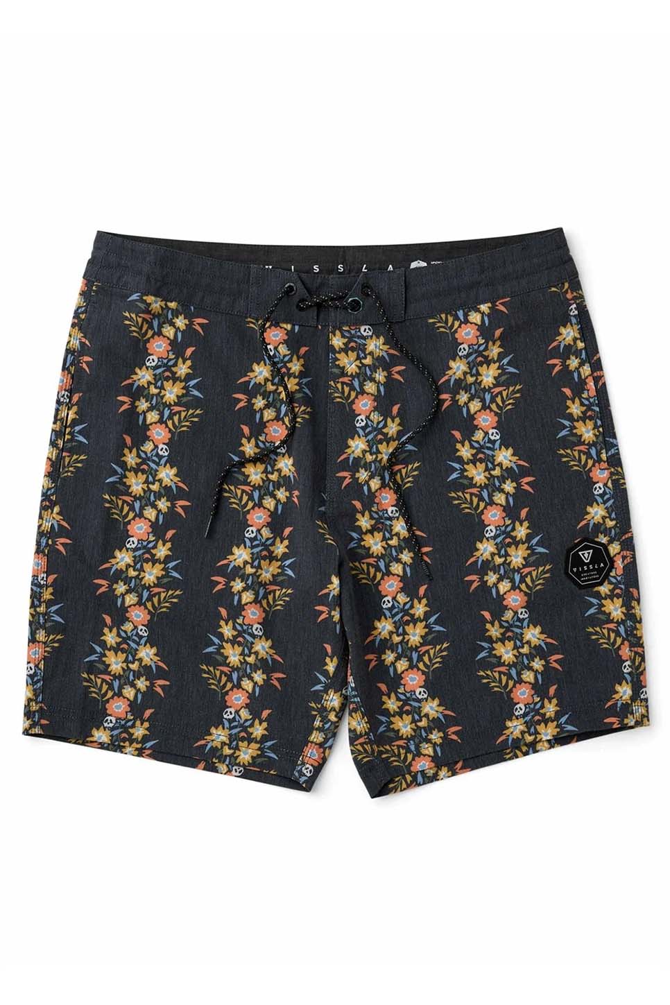 vissla voodoo vines boardshort phantom front