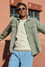 Outerknown - Chroma Blanket Shirt - Off Duty Drab - Model