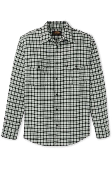 Filson - Lightweight Alaskan Guide Shirt - Light Charcoal Plaid - Flatlay