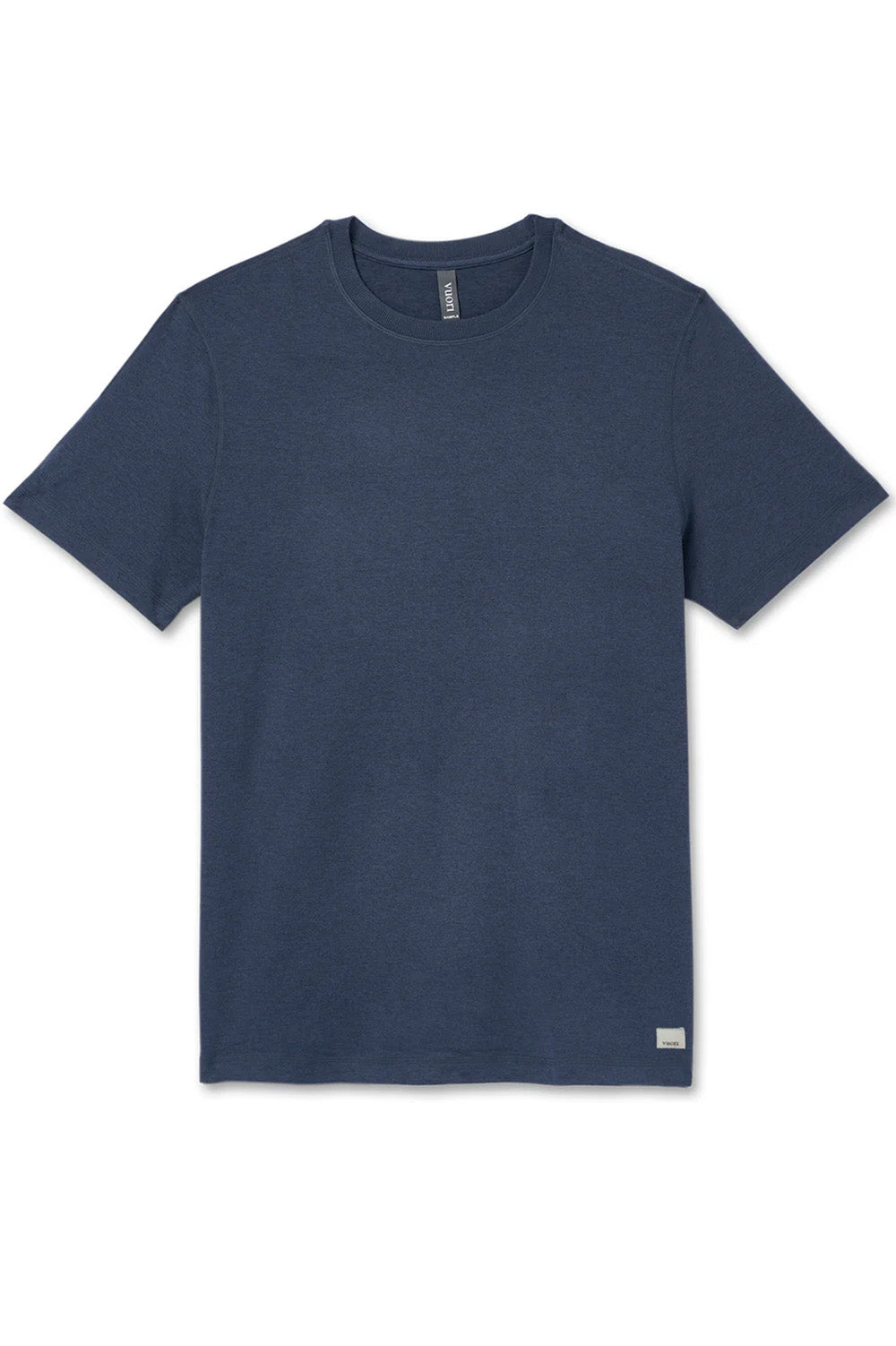 Vuori - Ponto Performance Tee - Azure Heather - Flatlay