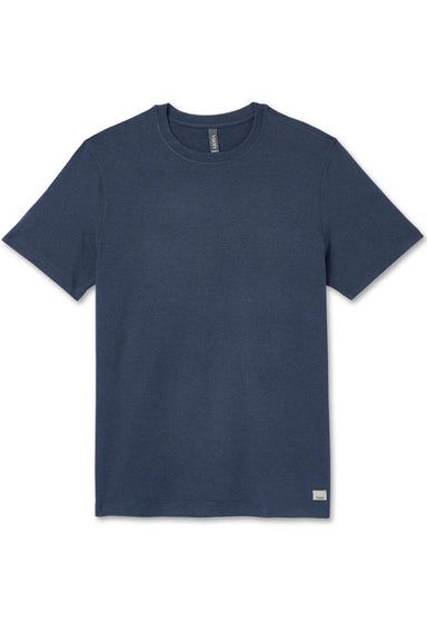 Vuori - Ponto Performance Tee - Azure Heather - Flatlay