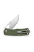 The James Brand - The Folsom Knife - OD Green/Stainless Straight