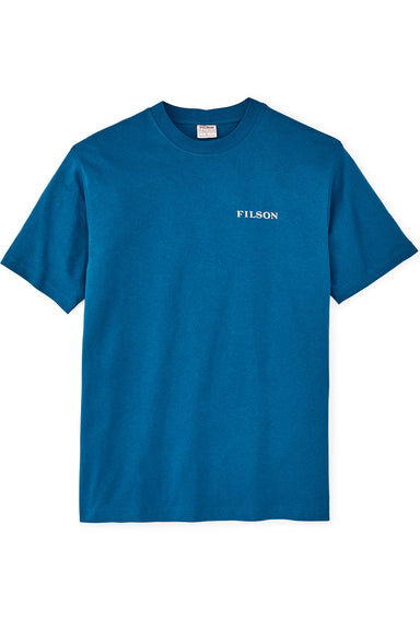 Filson - Frontier Logo T-Shirt - Sapphire - Front