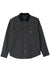 Brixton - Bowery Builders Ranch Performance Flannel - Black - Flatlay
