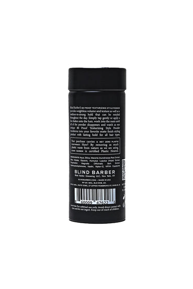 Blind Barber - 80 Proof Texturizing Styling Powder - Back