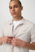 Vuori Bridge Button Down in Salt Stone — Front view