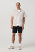 Vuori Bridge Button Down in Salt Stone — Full-body view