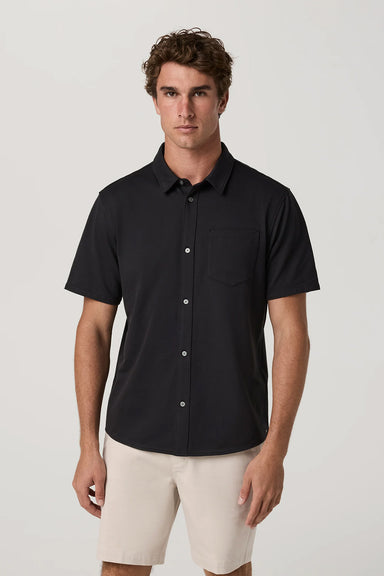 vuori-knit-oxford-shirt-black-front