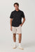 Vuori Knit Oxford Shirt in Black — Full-body view