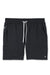 Vuori Ponto Performance Short 7 in Black Heather — Flatlay view