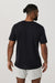 Vuori Strato Breathe Tee in Black — Back view