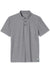 Vuori Strato Tech Polo in Heather Grey — Flatlay view