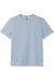 Vuori Strato Tech Tee in Blue Dusk Heather — Flatlay view