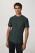 Vuori Strato Tech Tee in Hemlock Heather — Front view