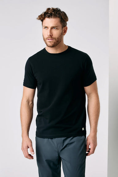Vuori Tuvalu Tee in Black — Front view