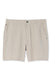 vuori aim ewaist short khaki linen texture flatlay
