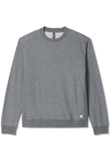vuori cypress vintage crew heather grey flatlay