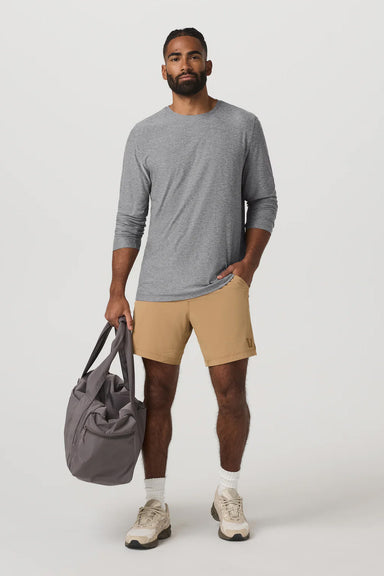 vuori hardkore short lined burlap