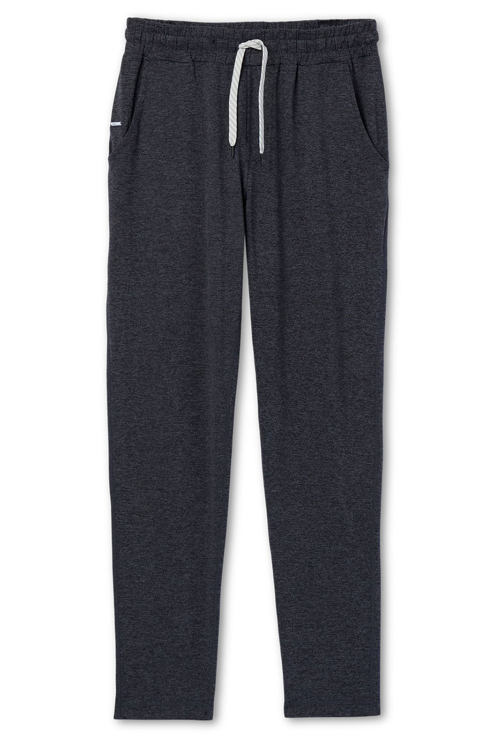 vuori ponto performance pant charcoal heather flatlay