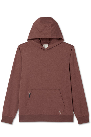 vuori sunday hoodie 2.0 sable heather