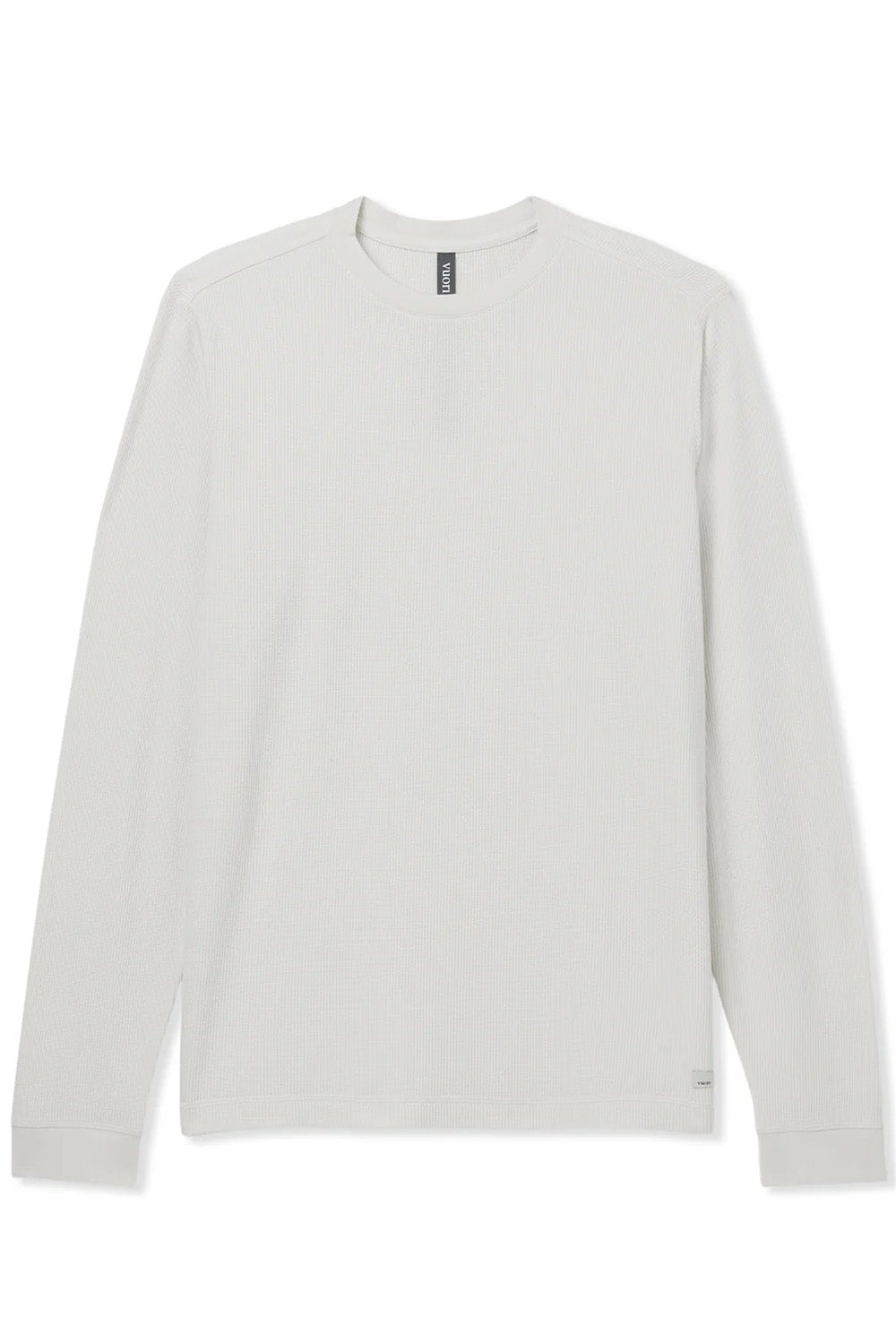 vuori waffle crew marshmallow flatlay