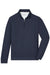 Mizzen+Main Easton Quarter Zip in Navy — Flatlay view