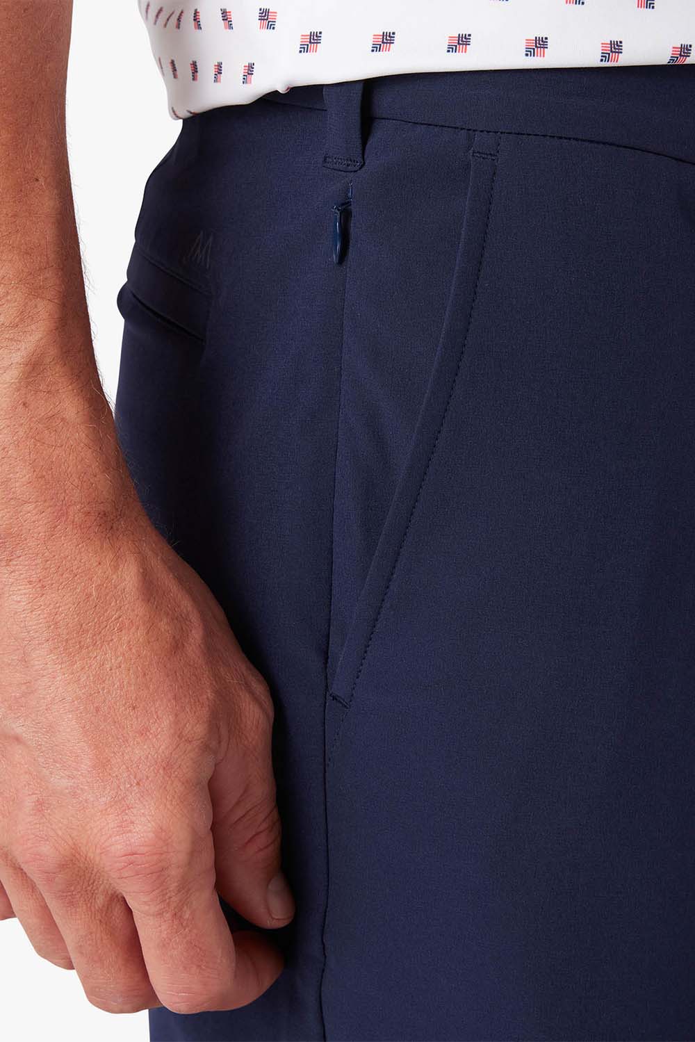 Mizzen + Main - Helmsman Short - Navy Solid - Detail