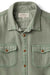 Outerknown - Chroma Blanket Shirt - Off Duty Drab - Collar