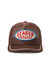 Seager - Old Town All Mesh Snapback - Brown - Front