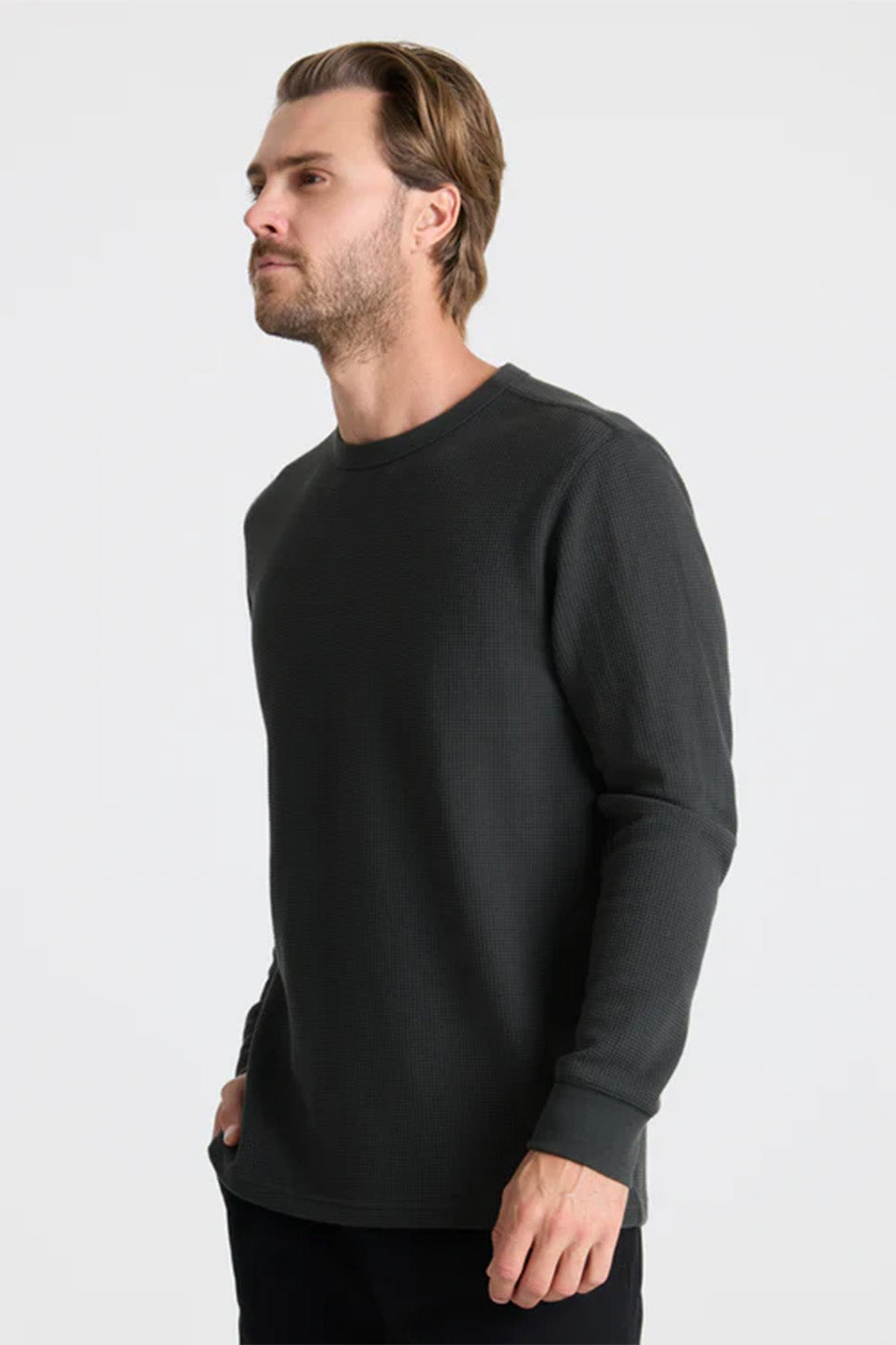 Roark - Well Worn Thermal - Onyx - Side